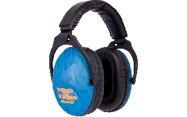 Pro Ears PE26UY010 ReVO Passive Muff 26 dB Over the Head Blue Ear Cups with Black Headband & Diamond Plate Pattern for Youth 1 Pair