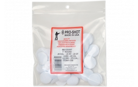 Pro-Shot 1-300 Cotton Flannel Pouches 1" Round Cleaning Patches .22 -.270 Cal