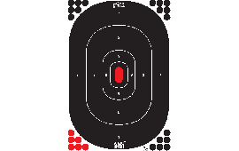 Pro-Shot SILHIN5PK SplatterShot  Black/Red Self-Adhesive Paper Impact Enhancement Bright Green Silhouette 5 Pack Includes Pasters