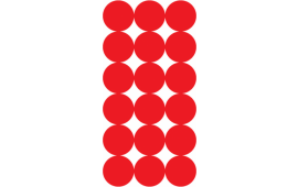 Pro-Shot P432M SplatterShot Repair Pasters Red 1" Self-Adhesive 432 Pasters