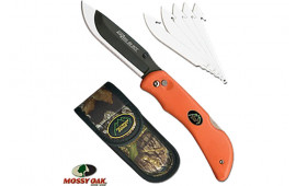 Outdoor Edge RO20C Razor Pro Folder 3.5" 420J2 Stainless Razor/Zipper Orange