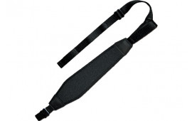 GrovTec US Inc GTSL20 GT  made of Black Nylon with 48" OAL, 1" W, Adjustable Design & 1" Swivels for Rifle/Shotgun
