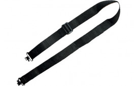 GrovTec US Inc GTSL50 Mountaineer  made of Black Nylon with 30"-42" OAL, 1.25" W, Adjustable Design & Swivels for Rifle/Shotgun