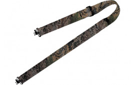 GrovTec US Inc GTSL51 Mountaineer  made of Camo Nylon with 48" OAL, 1.25" W, Adjustable Design & Swivels for Rifle/Shotgun