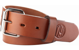 1791 Gunleather BLT013842CBRA Gun Belt 01  made of Leather with Classic Brown Finish, 1.50" Width & 42" Belt Size for 38 Pants