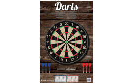 Action Target GSDARTS100 Entertainment  Dart Board Paper Hanging 23" x 35" Multi-Color 100 Per Box