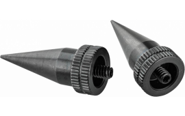 Accu-Tac LRS0200 LR-10 Set Black Oxide Aluminum with Screw On Design for Accu-Tac Bipod