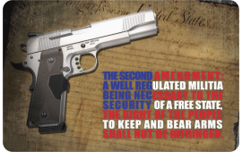 Tekmat R172AMEND Right To Bear Arms Cleaning Mat 2nd Amendment 17" x 11" Multi-Color