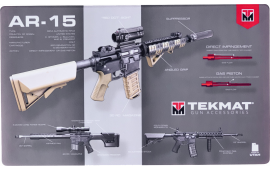 Tekmat 42AR15WPD AR-15 Weapons Platform Design Door Mat AR-15 Design 25" x 42" Multi-Color
