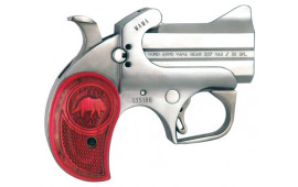 Bond Arms BAMB Mama Bear  357 Mag, 38 Special 2.50" 2 Round Stainless Steel Pink Grip