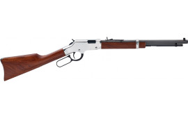 Henry H004SY Golden Boy Silver 16 LR/21 Short 17.00" Nickel Receiver/Blued Barrel Fixed Stock Right Hand