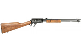 Rossi RP22181WDEN07 Gallery 15+1 18", Black Barrel/Engraved Rec, Hardwood Stock