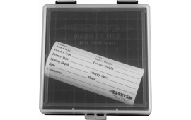 Berrys 87412 001 Ammo Box 9mm Luger,380 ACP 100rd Clear Lid w/Black Bottom