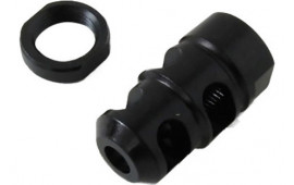 Kel-Tec PLRSU582 PLR-22 Muzzle Brake Kit Black Steel with 1/2"-28 tpi Threads for 22 LR Kel-Tec PLR-16