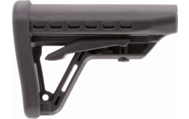 Archangel AA125 Low-Profile Buttstock  Black Synthetic 6 Position M4 for AR-15 with Commercial Tube