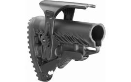 FAB Defense FXGLR16CP GLR-16 CP Buttstock Adjustable Cheekrest & Anti-Rattle Mechanism Matte Black Synthetic for AR-15, M4