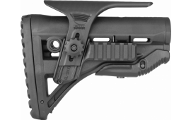 FAB Defense FXGLSHOCKPC GL-Shock PCP Buttstock Matte Black Fixed Storage Compartment & Anti-Rattle Mechanism for AR-15, M4