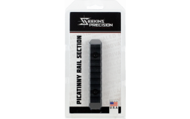 Seekins Precision 0010560081 M-Lok Picatinny Rail 9 Slots 6061-T6 Aluminum Black Hardcoat Anodized