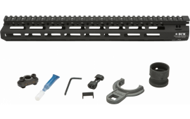 Bravo Company MCMR13556BLK BCMGunfighter MCMR 13" M-LOK, Free-Floating Style Made of Aluminum with Black Anodized Finish for AR-Platform