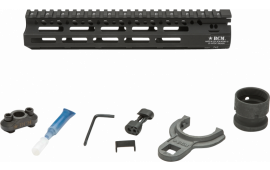 Bravo Company MCMR10556BLK BCMGunfighter MCMR 10" M-LOK, Free-Floating Style Made of Aluminum with Black Anodized Finish for AR-Platform