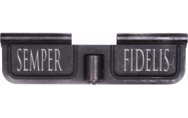 Spikes Tactical SED7008 Ejection Port Door AR-15 Laser-Engraved Semper Fidelis Steel Black