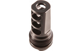 SilencerCo AC591 ASR Muzzle Brake Black Steel with 5/8"-24 tpi Threads for 30 Cal
