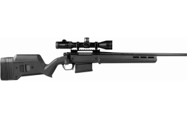 Magpul MAG931-BLK Hunter American Short Action Stock Ruger American Reinforced Polymer/Anodized Aluminum Black M-LOK Slots