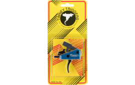 Timney Triggers 663S AR Targa 2-Stage Long Curved Trigger Steel w/Aluminum Housing Black/Blue
