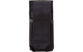 Blackhawk 52BS17BK M4 Collapsible Stock Mag Pouch Single Style made of Nylon with Black Finish compatible with 20 or 30 Round Mags