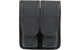 Blackhawk 44A001BK Double Mag Pouch  made of Cordura with Black Finish compatible with Double Stack 9mm, 40 or 45 Mags