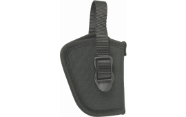 Blackhawk 73NH09BKL Hip  OWB Size 09 Black Cordura Nylon Belt Clip Fits 2" Small Frame 5rd Revolver with Hammer Spur Left Hand