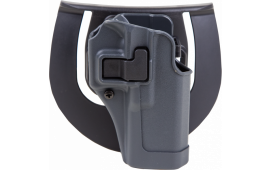Blackhawk 413500BKR Serpa Sportster OWB Size 00 Gun Metal Gray Polymer Paddle Fits Glock 17/22/31/47