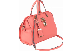 Bulldog BDP026 Satchel Purse w/Holster Coral Leather Most Sm Pistols & Revolvers Ambidextrous Hand