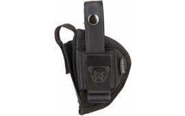 Bulldog FSN1 Extreme Pistol Belt Loop & Clip Sz 1 Mini Semi-Auto Nylon Black