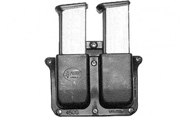 Fobus 4500NDBH Double Mag Pouch made of Polymer with Black Finish & Belt Clip compatible with  Single Stack or 1911 45 Mags
