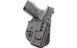 Fobus GL43ND Passive Retention Evolution OWB Polymer Black Paddle Fits Glock 43 Right Hand