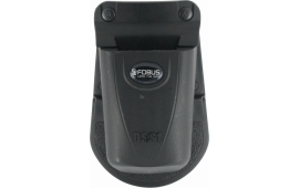 Fobus DSS1 Single Mag Pouch made of Polymer with Black Finish & Paddle Mount Type compatible with Single Stack 9mm/40 Mags