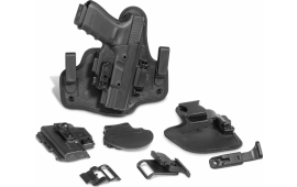 Alien Gear Holsters SSHK0833RHR1 ShapeShift Core Carry Pack IWB/OWB Black Polymer Belt Slide/Paddle Fits S&W M&P Shield
