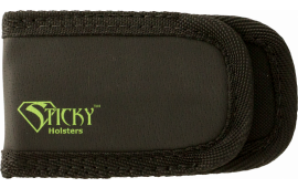 Sticky Holsters Mag Pouch Sleeve/Pocket Black w/Green Logo Latex Free Synthetic Rubber