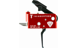 TriggerTech AROTRB14NNF Diamond  Two-Stage Flat Trigger with 1.50-4 lbs Draw Weight for AR-15 Right