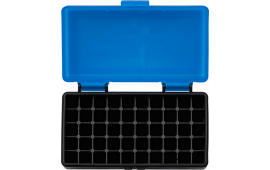 Berrys 53852 401 Ammo Box 9mm Luger,380 ACP 50rd Blue Lid w/Black Bottom