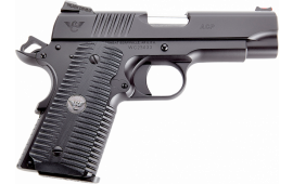 Wilson Combat ACPCP9 ACP Compact SAO 9mm Luger 4" 8+1 Black Armor-Tuff Carbon Steel Black G10 Eagle Claw Grip