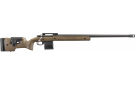 Ruger 57123 Hawkeye Long Range Target 308 Win 10+1 26" MB Matte Black Black Speckled Brown Laminate Stock Right Hand (Full Size)