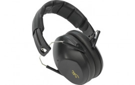Browning 12682 Buck Mark II  27 dB Over the Head Black Ear Cups with Padded Black Headband & Buck Mark Logo for Adults