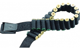 Uncle Mikes 88051 Cartridge Belt 2" Nylon Web w/Flip Open Buckle Black