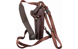 Galco KK130H Kodiak Chest Holster Havana Brown Leather Ruger Super Redhawk 7.50"