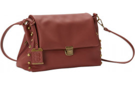 Bulldog BDP072 Hobo Purse w/Holster Rust PU Leather Most Sm Pistols & Revolvers Ambidextrous Hand