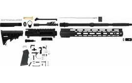 TacFire SSRK556LPK Lower Parts Kit Unassembled Rifle Kit 223 Rem/5.56x45mm NATO AR Platform  Aluminum 1/2"-28 tpi