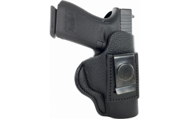 1791 Gunleather SCH4NSBL SCH  IWB 04 Night Sky Black Leather Belt Clip Fits S&W M&P Shield/Springfield XD/Glock 17 Left Hand