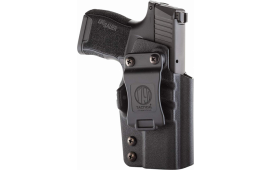1791 Gunleather TACIWBP365BLKR Tactical Kydex  IWB Black Kydex Belt Clip Fits Sig P365